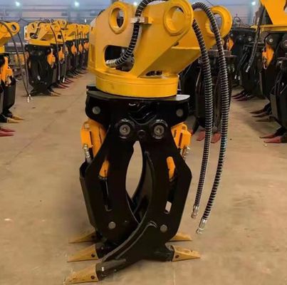 5.0CBM Hardened Steel Hydraulic Excavator Grab Hydraulic Grapple Rotatory Grab